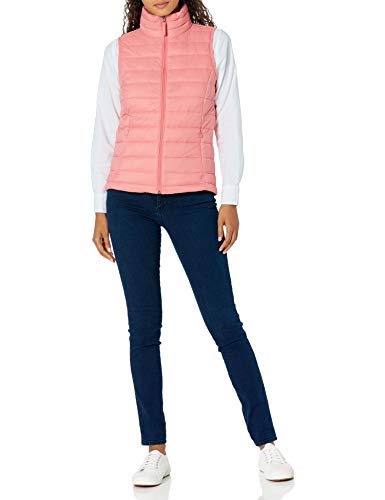 Women's Packable Water-Resistant Puffer Vest - Pink