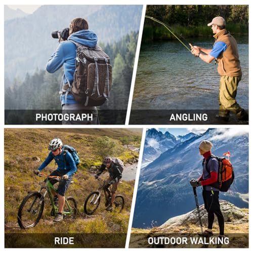 TOLOER Men's Waterproof Fishing Vest with Pockets