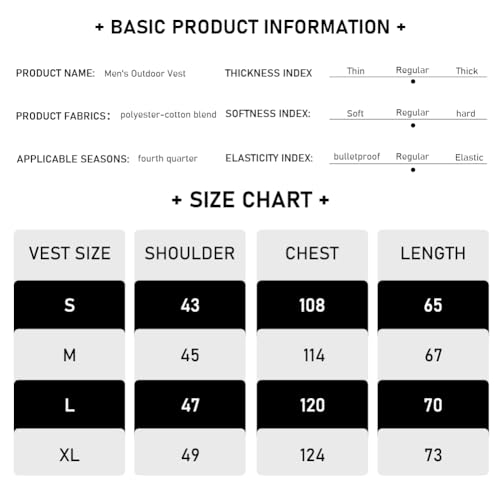 TOLOER Men's Waterproof Fishing Vest with Pockets