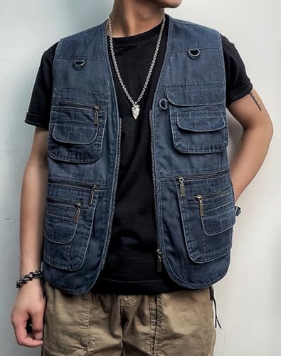 Nexstone Men's Lightweight Fishing Vest - Blue