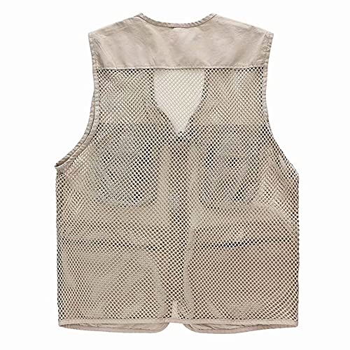 Unisex Mesh Breathable Fishing Vest with Pockets