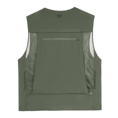 Men's Multi-Pocket Safari Fishing Vest Jacket