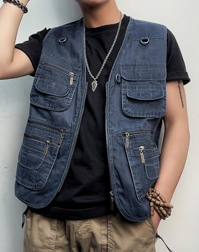 Nexstone Men's Lightweight Fishing Vest - Blue