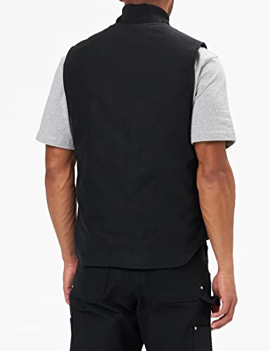 Carhartt Men's Black Arctic-Quilt Duck Vest