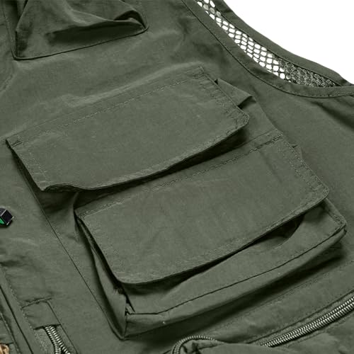 Men's Multi-Pocket Safari Fishing Vest Jacket