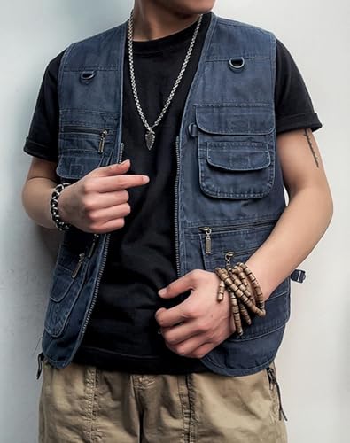 Nexstone Men's Lightweight Fishing Vest - Blue