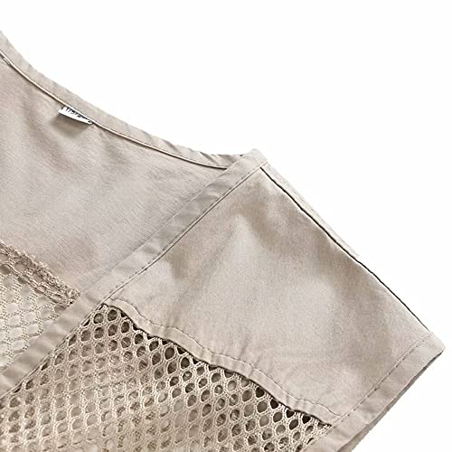 Unisex Mesh Breathable Fishing Vest with Pockets
