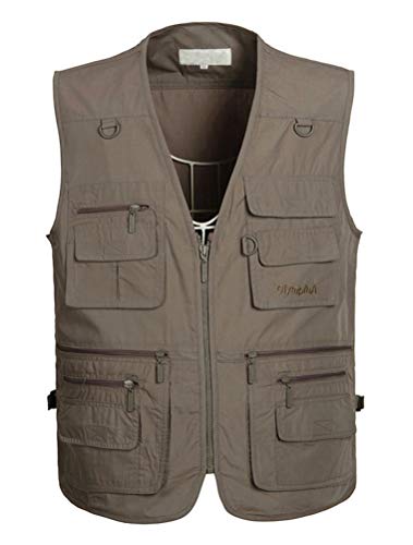 Men's Lightweight Fishing Vest with Multi-Pockets
