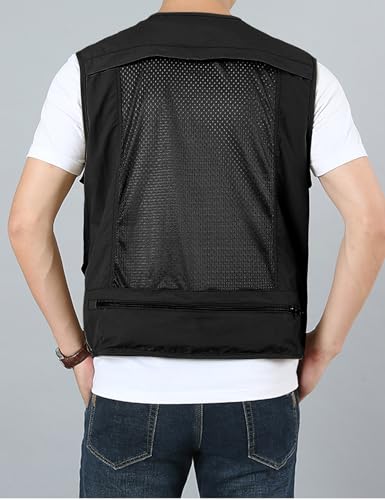 Men's Lightweight Utility Fishing Vest with Pockets