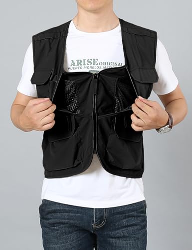 Men's Lightweight Utility Fishing Vest with Pockets