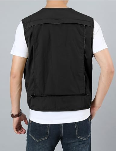 Men's Lightweight Utility Fishing Vest with Pockets
