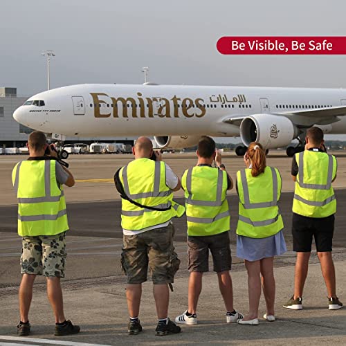 High Visibility Reflective Safety Vest with Pocket