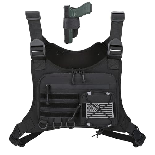 Men's Adjustable Sports Chest Bag for Outdoors