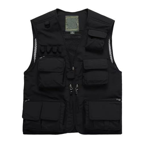 Lilychan Men's Outdoor Multi-Pocket Fishing Vest