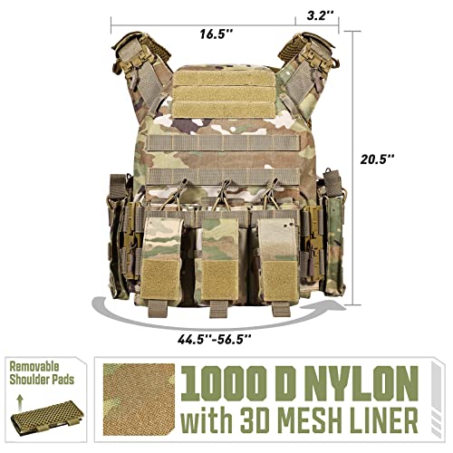 Tactical Camouflage Quick Release Adjustable Training Vest