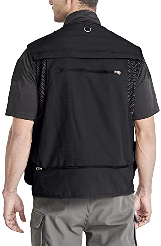 Lilychan Men's Outdoor Multi-Pocket Fishing Vest