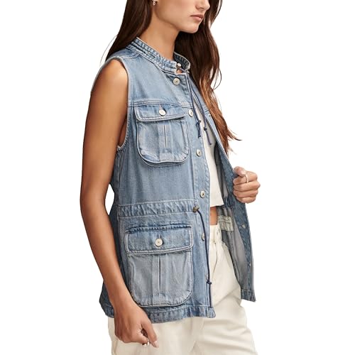Lucky Brand Women's Lakeside Denim Utility Vest