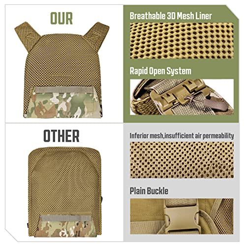 Tactical Camouflage Quick Release Adjustable Training Vest