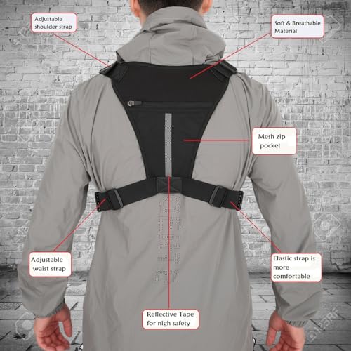 Men's Adjustable Sports Chest Bag for Outdoors