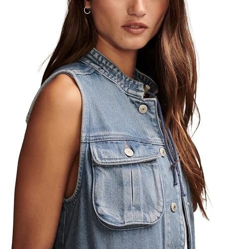 Lucky Brand Women's Lakeside Denim Utility Vest