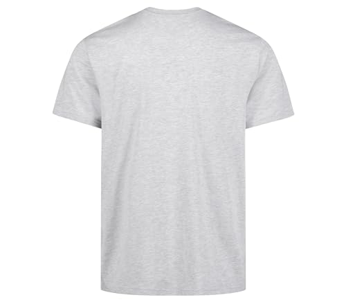 Messi Boys' Lifestyle Short Sleeve T-Shirt, Standard Fit Graphic Tee, Cotton Blend Fabric, Heather Grey