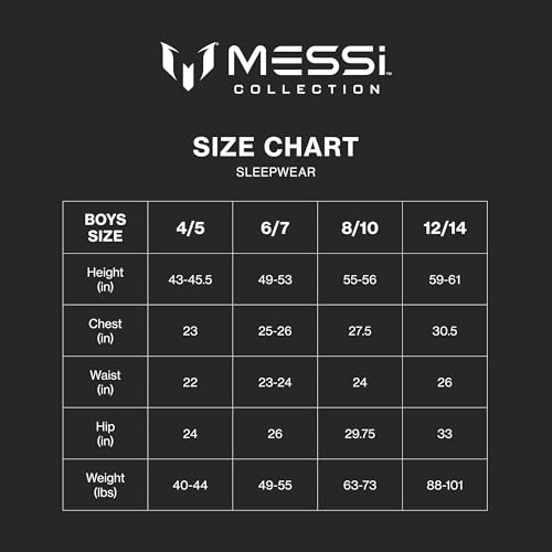 Messi Boys' Lifestyle Long Sleeve 2-Piece, Set with Comfortable Top & Sweatpants, Air Blue, Large