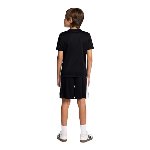Messi Boys Lifestyle Short Sleeve 2-Piece Set, Jersey Set with Comfortable Top & Shorts