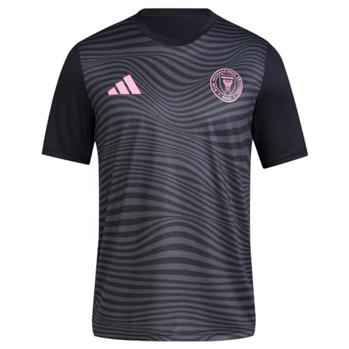 adidas Lionel Messi Inter Miami CF #10 Men's Player Name & Number Performance Shirt (Black, Large)