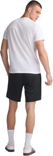 MESSI Men's Lifestyle Short Sleeve T-Shirt, Standard Fit Graphic Tee, Cotton Jersey Knit, Bright White, Large