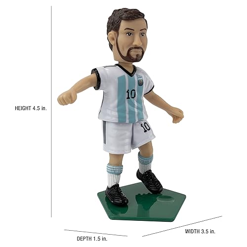 Maccabi Official Lionel Messi Argentina National Team Soccer Action Figure, 4.5” H x 3.5” W x 1.5” D