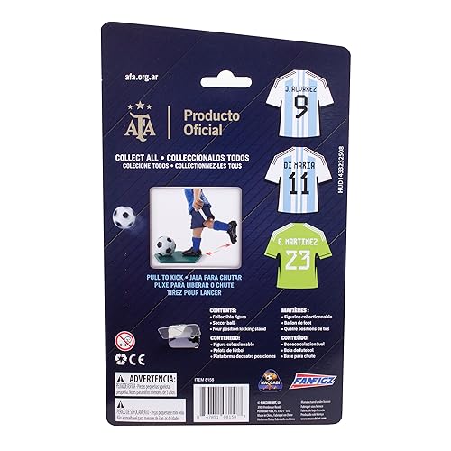 Maccabi Official Lionel Messi Argentina National Team Soccer Action Figure, 4.5” H x 3.5” W x 1.5” D
