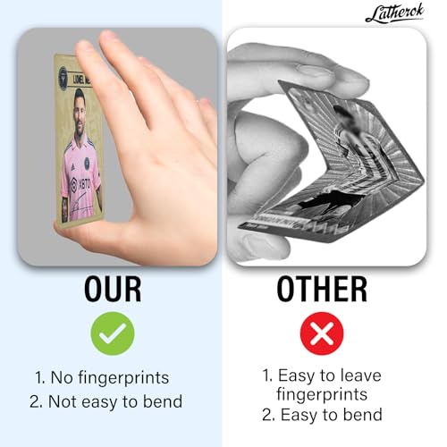 Messi Soccer Star Card, Masterpiece in The World of Football Collectibles, Crafted with Precision and Passion, Ultra-Rare Metal Card, Soccer Value Card, A Must-Have Gift for Soccer Fans