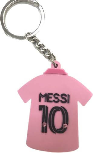 Generic Messi Keychain from Intermiami Soccer Gift for Men, Women & Kids Gift for fans, Small, Black, Pink