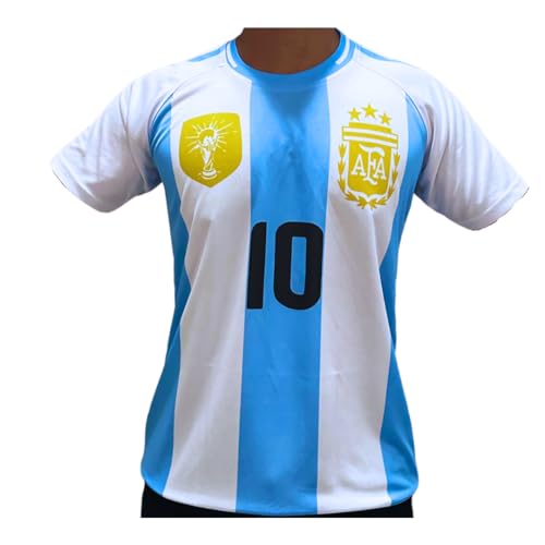 Generic Argentina Messi Jersey Men & Women | COPA America Home Fan Jersey 23/24#10 (US, Alpha, Large, Regular, Regular, Adult, Home)
