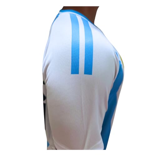 Generic Argentina Messi Jersey Men & Women | COPA America Home Fan Jersey 23/24#10 (US, Alpha, Large, Regular, Regular, Adult, Home)