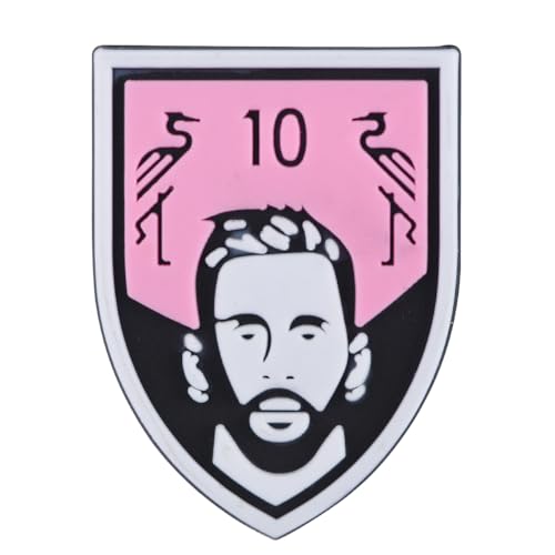 Messi Croc Charms Miami Soccer Shoe Decoration for Boys Men Sports Ball Sandals Clog Accessories Party Favor