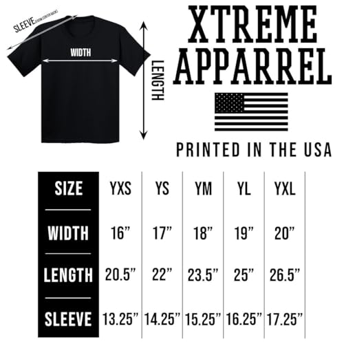 Xtreme Apparrel It's about to Get Messy Kid's T-shirt for Fans (Black Shirt, YXL)