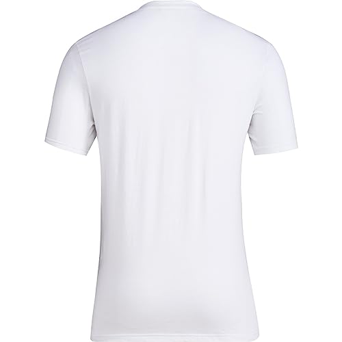 adidas Men's Messi M IAMI Short Sleeve T-Shirt, White