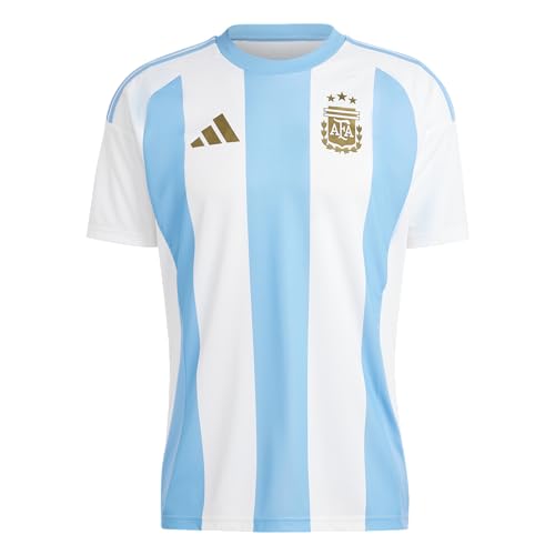 adidas Men's Argentina 2024 Home Fan Jersey, White/Blue Burst, Medium
