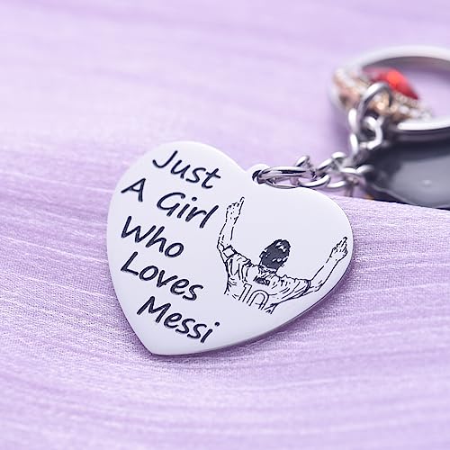 Messi Merchandise Soccer Ball Keychain Gifts For Fans Teen Girls Daughter Women Cute Keychains