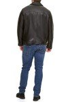 Tommy Hilfiger Men's Black Faux Leather Jacket