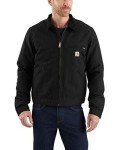 Carhartt Men's Black Duck Detroit Jacket, Large