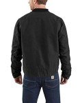 Carhartt Men's Black Duck Detroit Jacket, Large