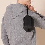 Men's Packable Water-Resistant Puffer Jacket - Black