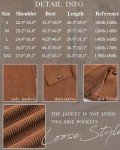 VICHYIE Women's Casual Long Sleeve Corduroy Shacket