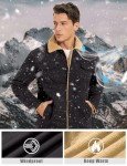 TACVASEN Men's Winter Cargo Jacket with Pockets