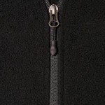 Plus Size Full-Zip Polar Fleece Jacket - Black