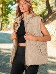 Women's Lightweight Sleeveless Puffer Jacket - Cachi