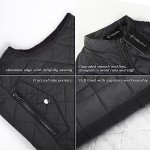 Women's Lightweight Zip-Up Puffer Vest - Black
