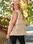 Women's Lightweight Sleeveless Puffer Jacket - Cachi